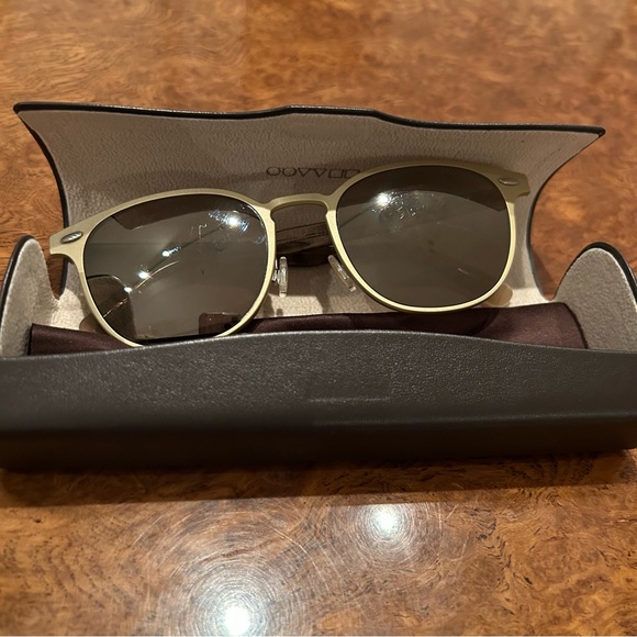 OLIVER PEOPLES Sheldrake Metal OV1179S Bone Pecan Taupe Mirrored Sunglasses 1179 - Picture 6 of 10